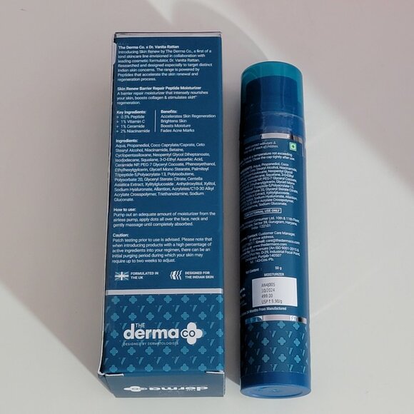 TWO (2) Skin Renew Dr V Blue Barrier Repair Peptide Moisturizers NEW Sealed - Picture 12 of 14